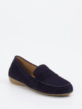 Gabor – Loafer aus Veloursleder in Dunkelblau