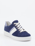 Semler – Sneaker aus Nubukleder in Marineblau