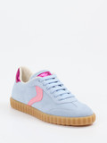Voile Blanche – Retro-Sneaker aus Veloursleder Hellblau
