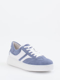 Gabor Comfort – Sneaker aus Veloursleder jeansblau