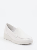 Semler – Komfort-Loafer aus Kalbleder Offwhite