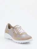 Waldläufer – Komfort-Sneaker aus Veloursleder beige