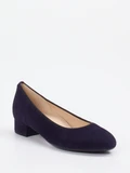 Gabor - Pumps aus Veloursleder in blau