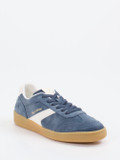 Marc O'Polo – Retro-Sneaker aus Veloursleder Jeansblau