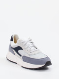 XSENSIBLE – Sneaker aus Veloursleder und Textil blau