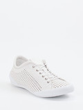 Andrea Conti – Sneaker aus Kalbleder in Offwhite