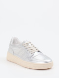 Konstantin Starke – Sneaker aus Kalbleder silber