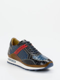 Galizio Torresi – Sneaker aus geprägtem Leder blau