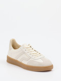 Gant – Sneaker aus Leder und Velours in Beige
