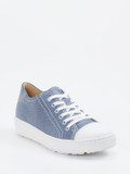 Hartjes – Sneaker aus geprägtem Leder jeansblau