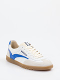 Floris van Bommel – Retro-Sneaker aus Veloursleder weiß