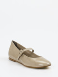 Konstantin Starke – Mary Janes aus Lammleder in Taupe