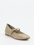 Konstantin Starke – Mary Janes aus Lammleder in Taupe