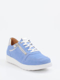 Ganter – Komfort-Sneaker aus Veloursleder Hellblau