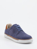 Pius Gabor – Schnürschuh aus Veloursleder jeansblau