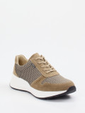 Finn Comfort – Komfort-Sneaker aus Veloursleder beige