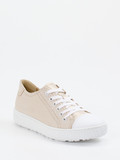 Hartjes – Sneaker aus geprägtem Leder Champagner