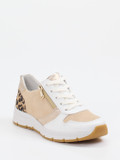 Semler – Sneaker aus Veloursleder in Beige