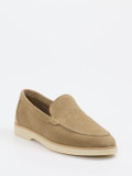 Magnanni – Loafer aus Veloursleder in Beigebraun