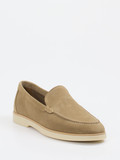 Magnanni – Loafer aus Veloursleder in Beigebraun
