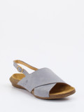 El Naturalista – Komfort-Sandalen aus Nubukleder taubenblau