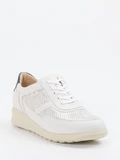 Finn Comfort - Sneaker aus Stretch in weiß