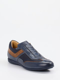 Galizio Torresi - Slipper aus Kalbleder in blau