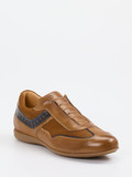 Galizio Torresi – Slipper aus Kalbleder cognacbraun