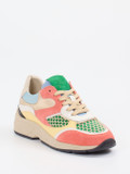 Piedi Nudi – Chunky Sneaker aus Veloursleder-Textil Mix