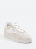 Copenhagen – Sneaker aus Velours- und Glattleder beigegrau