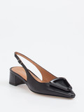 Konstantin Starke – Slingpumps aus Lammleder Schwarz