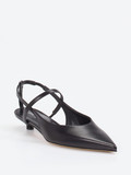 Konstantin Starke – Slingpumps aus Lammleder schwarz