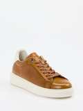 La Martina – Sneaker aus Kalbleder cognacbraun