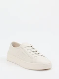 Santoni - Sneaker aus Kalbleder in weiß