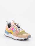 Flower Mountain – Sneaker aus Veloursleder/Textil multicolor