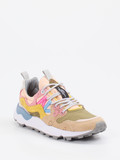 Flower Mountain – Sneaker aus Veloursleder/Textil multicolor