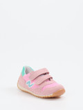 Naturino – Klettsneaker aus Veloursleder rosarot