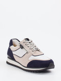Hassia – Sneaker aus Veloursleder und Leder mehrfarbig