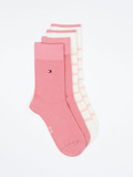 Tommy Hilfiger – Crew-Socken aus Textil in Pastelltönen