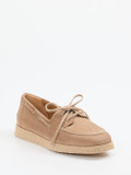 Konstantin Starke – Bootsschuh aus Veloursleder beige