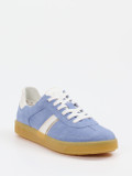 Sioux – Sneaker aus Veloursleder hellblau