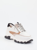 Hassia – Chunky Sneaker aus Kalbleder Offwhite