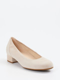 Gabor Comfort – Pumps aus Veloursleder beige