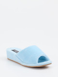 Josef Seibel Relax – Pantolette aus Frottee Hellblau