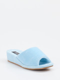 Josef Seibel Relax – Pantolette aus Frottee Hellblau