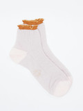 Alto Milano – Rüschensocken aus Textil Blassrosa