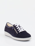 Christian Dietz – Komfort-Sneaker aus Veloursleder Blau