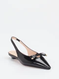 Konstantin Starke – Slingpumps aus Lammleder Schwarz