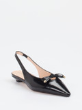 Konstantin Starke – Slingpumps aus Lammleder Schwarz