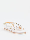 Truman's – Riemchensandalen aus Leder Weiß